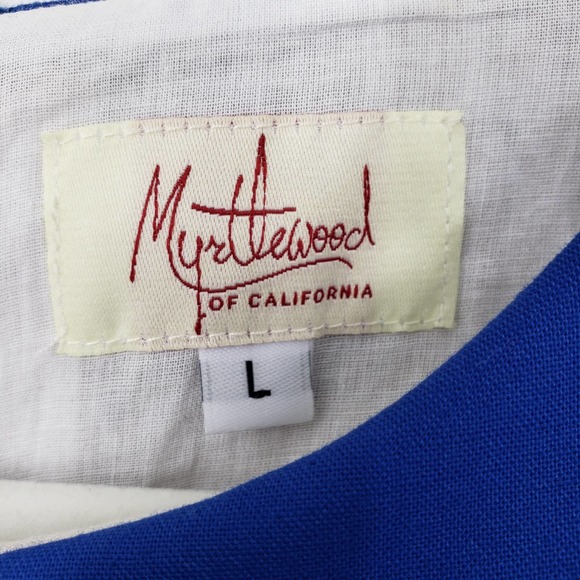 Modcloth Myrtlewood of California Dress L Taking the Train Fit & Flare Tweed Tan - Picture 3 of 8